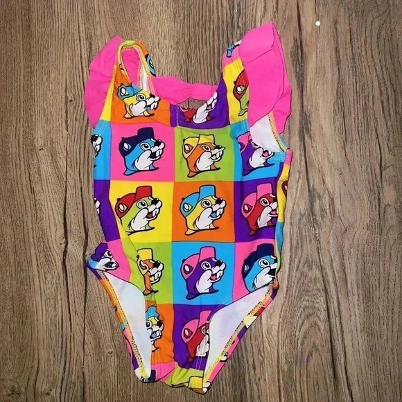 buc-ce | Swim | Bucees Logo Mascot Swim Wear Suit One Piece All Over ...